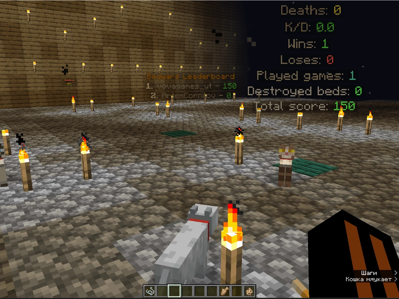 Скриншот сервера vovacraft