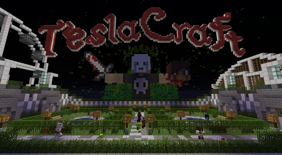 Скриншот сервера TeslaCraft