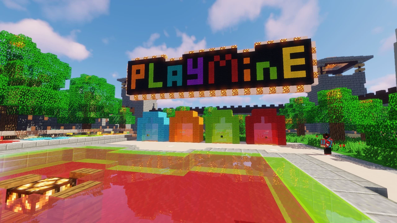 Скриншот сервера PlayMine