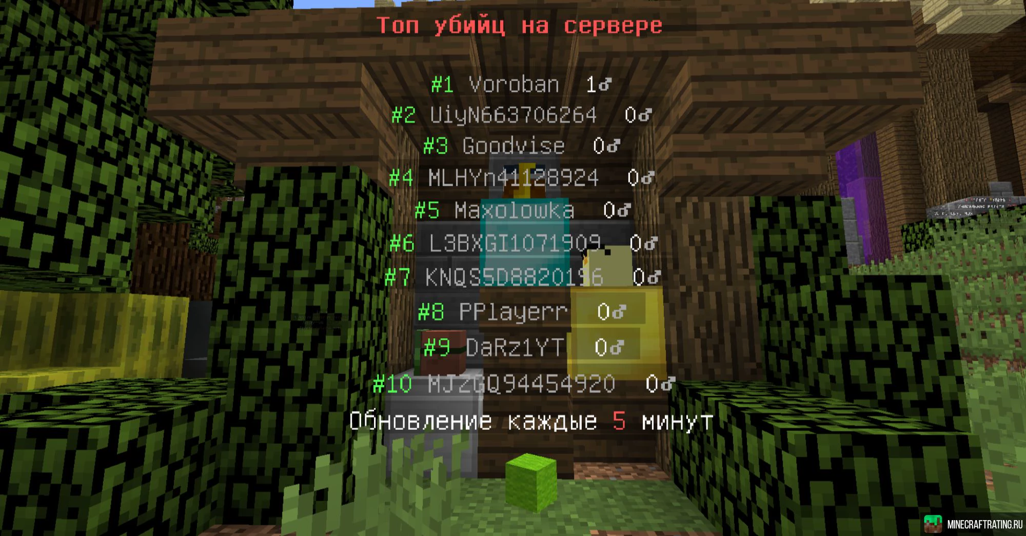 Скриншот сервера DarkGrief