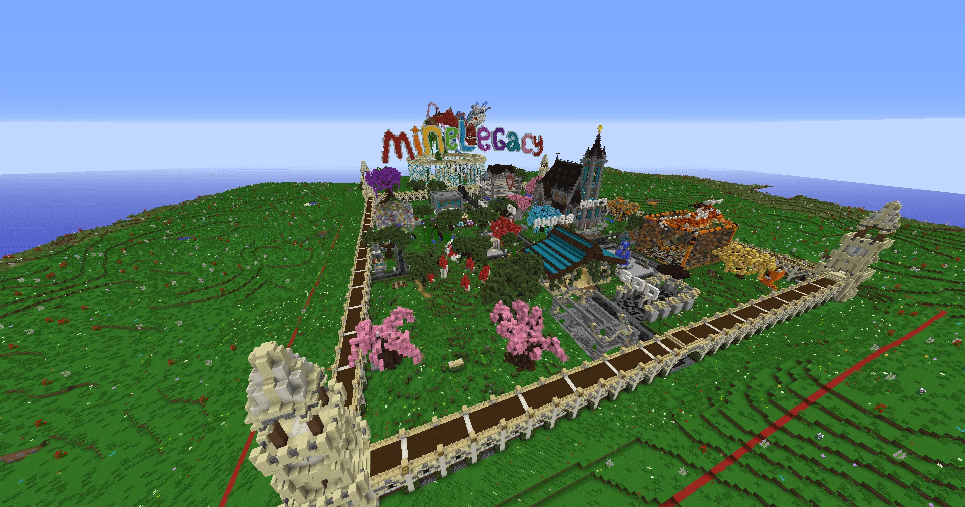 Скриншот сервера MINELEGACY