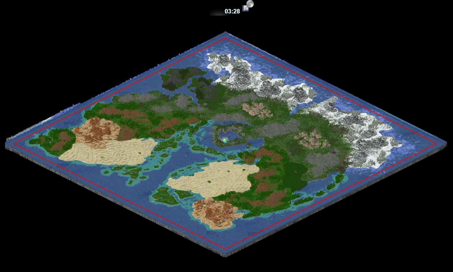 Скриншот сервера KvadronCraft