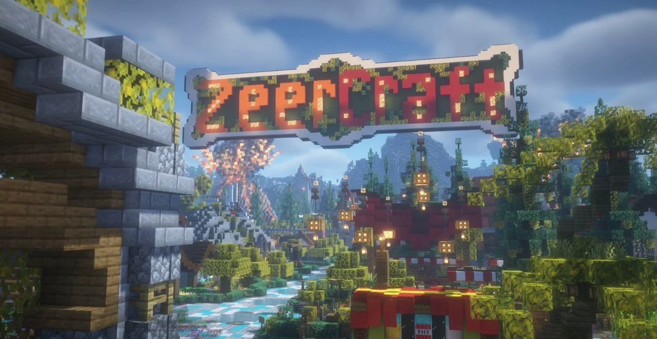 Скриншот сервера ZeerCraft
